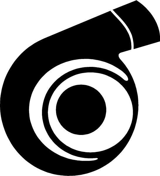 Turbocharger Logo - Turbocharger Decal / Sticker 01