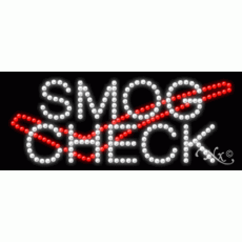 Smog Logo - Arter Neon 20126 Slice, Logo - Smog Check, Logo