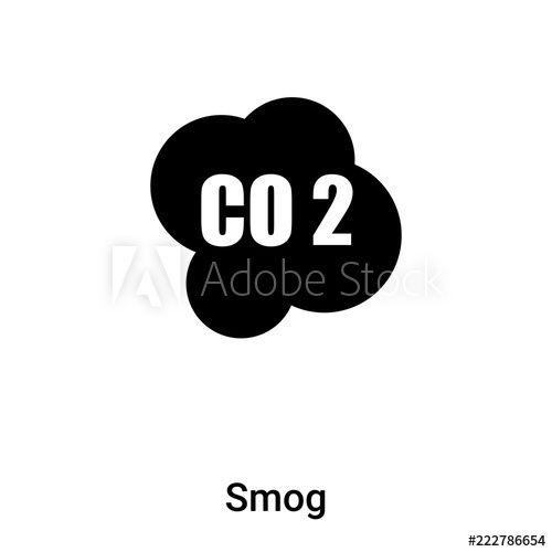 Smog Logo - Smog icon vector isolated on white background, logo concept of Smog ...