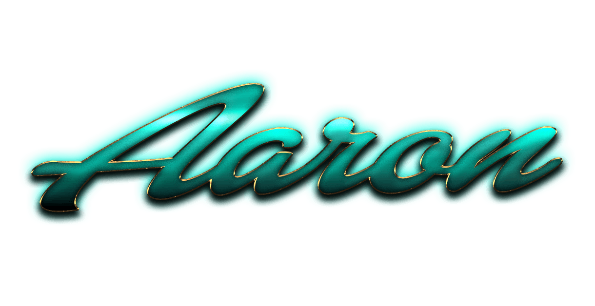 Aaron Logo - Aaron Name Logo PNG