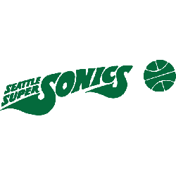 Supersonic Logo - Seattle SuperSonics Primary Logo. Sports Logo History