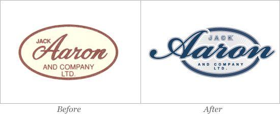 Aaron Logo - Before & After: Jack Aaron Logo - Baytek - Ottawa Web Design & Branding