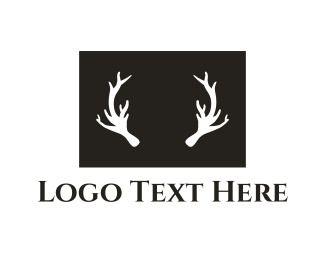 Reindeer Logo - Deer Antlers Logo