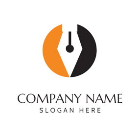 Black and Yellow Company Logo - Free Pen Logo Designs | DesignEvo Logo Maker