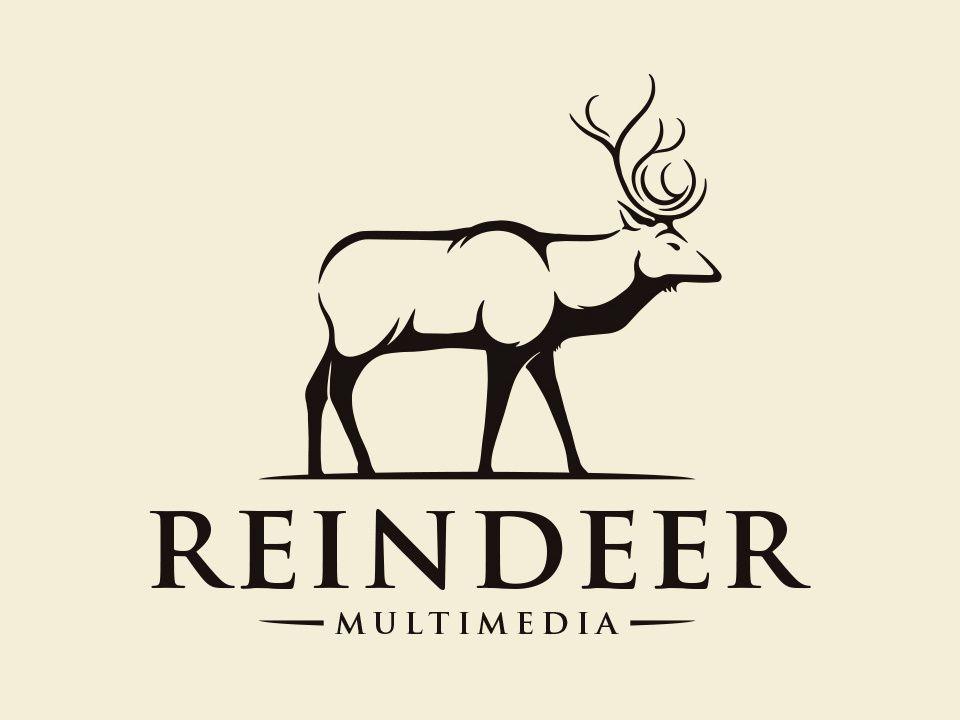 Reindeer Logo - Nature Reindeer Vintage Logo by Alberto Bernabe on Dribbble