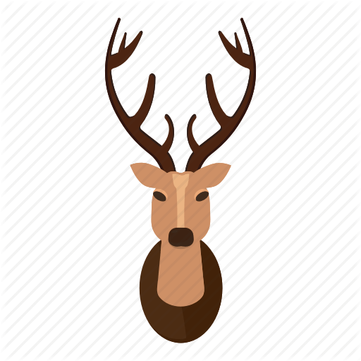 Reindeer Logo - 'Hipster items - cartoon' by Ivan Ryabokon