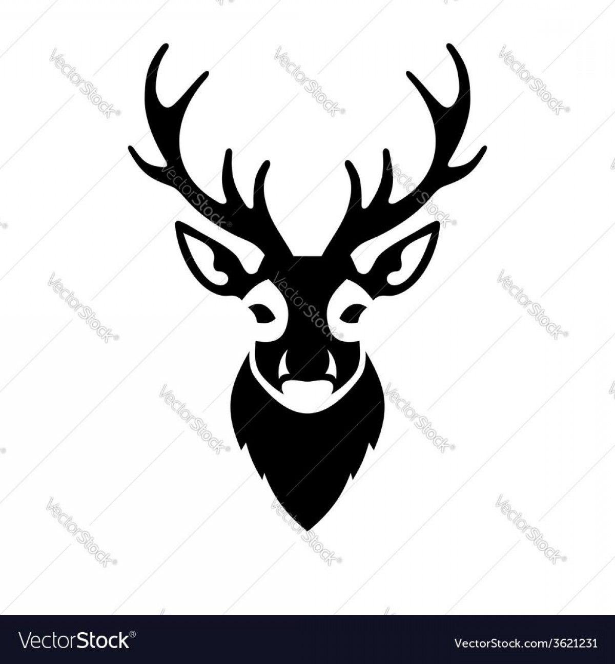 Reindeer Logo - Best Free Deer Head Logo Vector Cdr | SOIDERGI