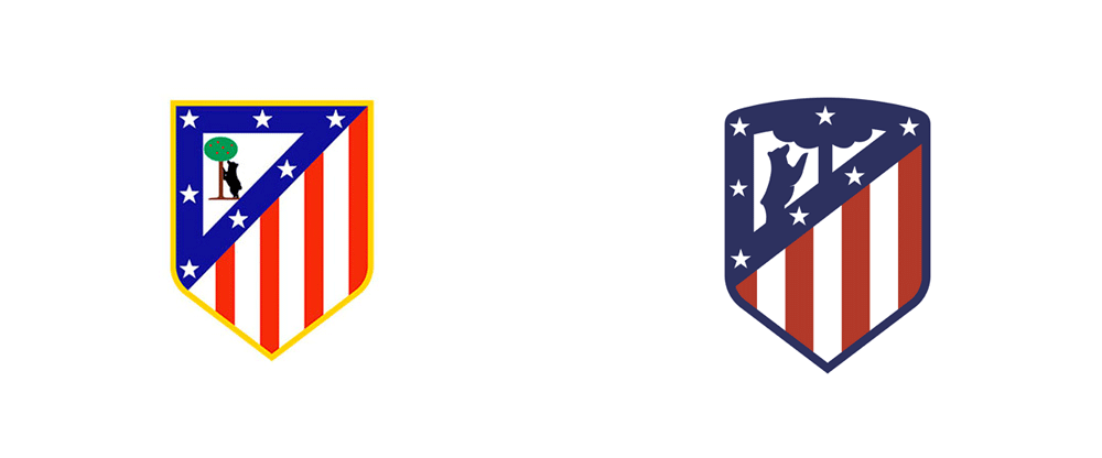 Madrid Logo - Brand New: New Logo for Atlético Madrid