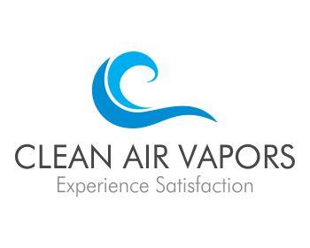 Air Logo - Clean Air Vapors logo design contest. Logo Designs by cikiyunn