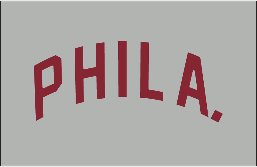 1900 Logo - Philadelphia Phillies Jersey Logo - National League (NL) - Chris ...