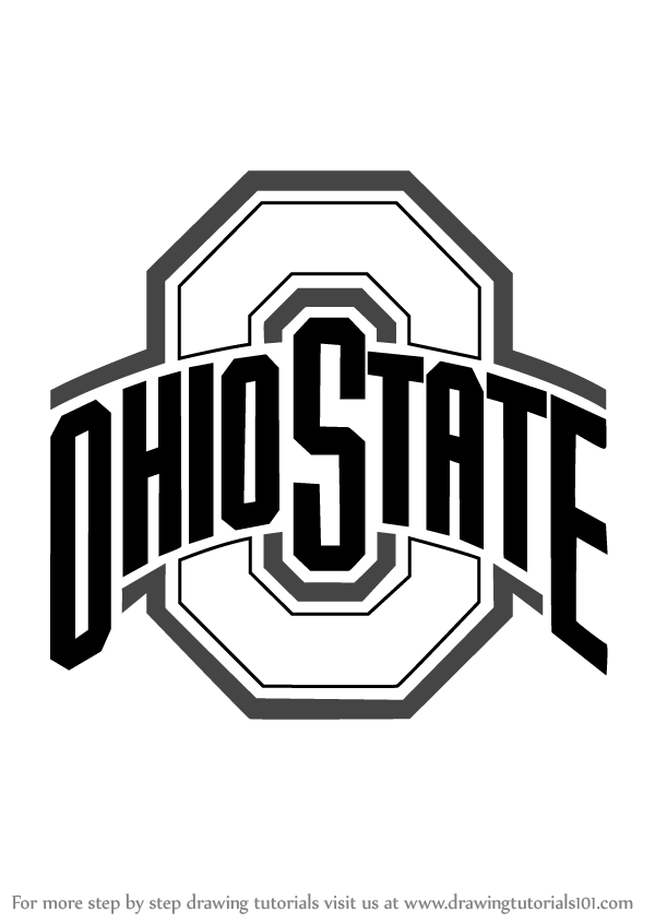 Buckeyes Logo - Learn How to Draw Ohio State Buckeyes Logo (Logos and Mascots) Step