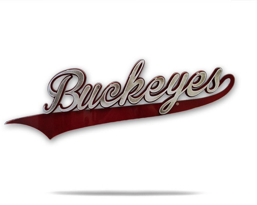 Buckeyes Logo - Ohio State University Buckeyes Logo 3D Metal Artwork