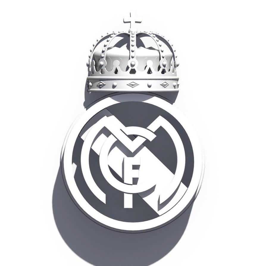 Madrid Logo - 20+ Awesome Real Madrid Logo Tattoo Stencils | Golfian.com