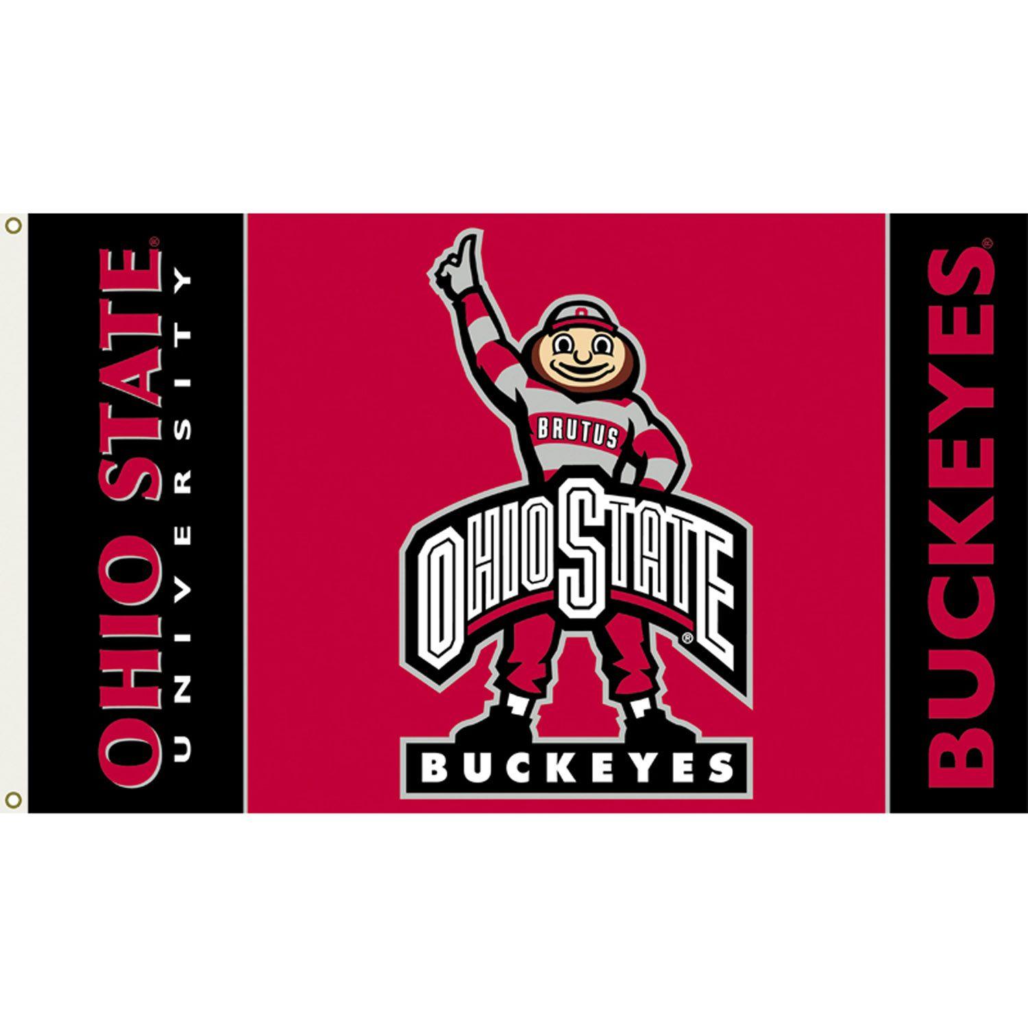 Buckeyes Logo - Ohio State Buckeyes 3ft x 5ft Team Flag Design 3