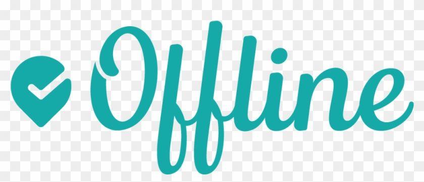 Offline Logo - Offline Logo Textmark Teal - Offline Logo Png, Transparent Png ...