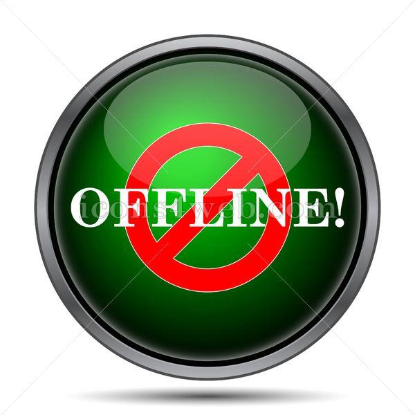 Offline Logo - Offline internet icon.