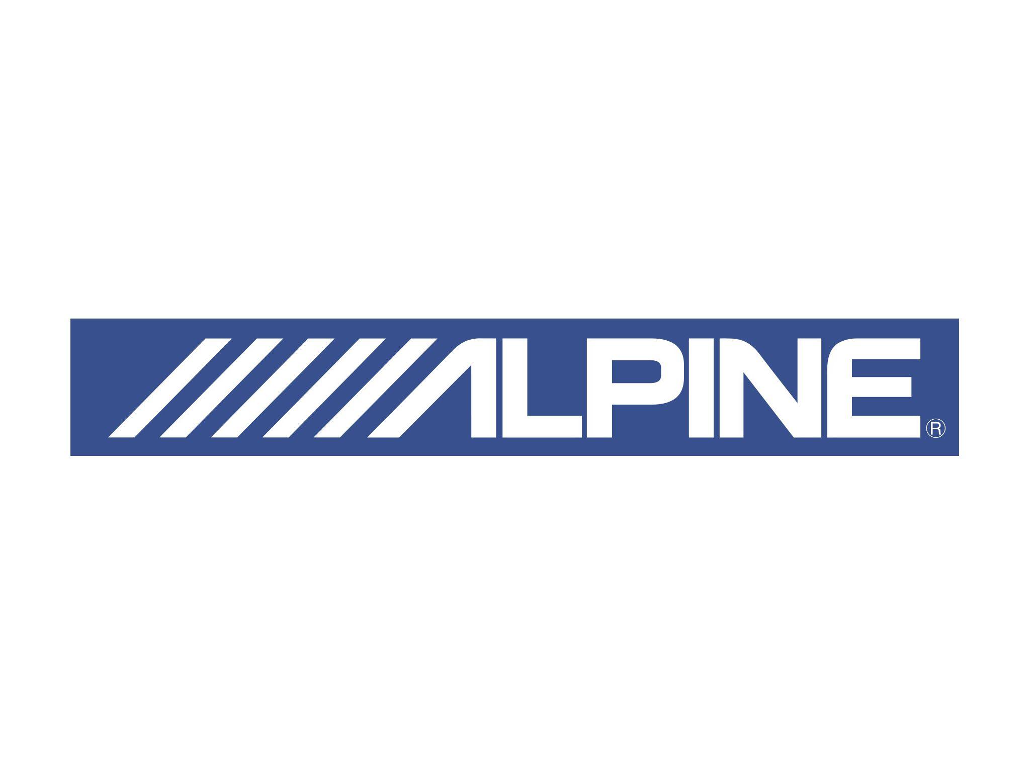 Alpine Logo - Logo Alpine Electronics