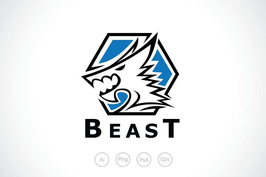 Beast Logo - Simple Beast Logo Template