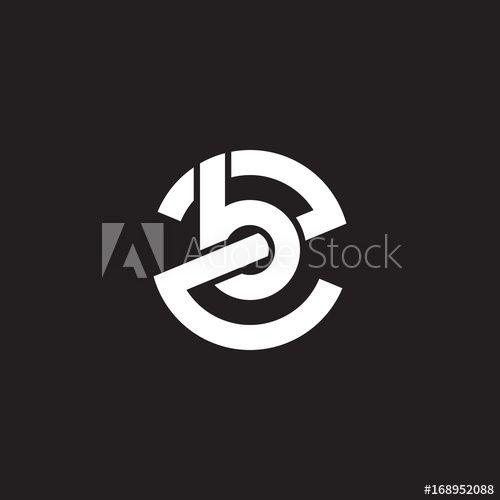 ZB Logo - Initial lowercase letter logo zb, bz, b inside z, monogram rounded