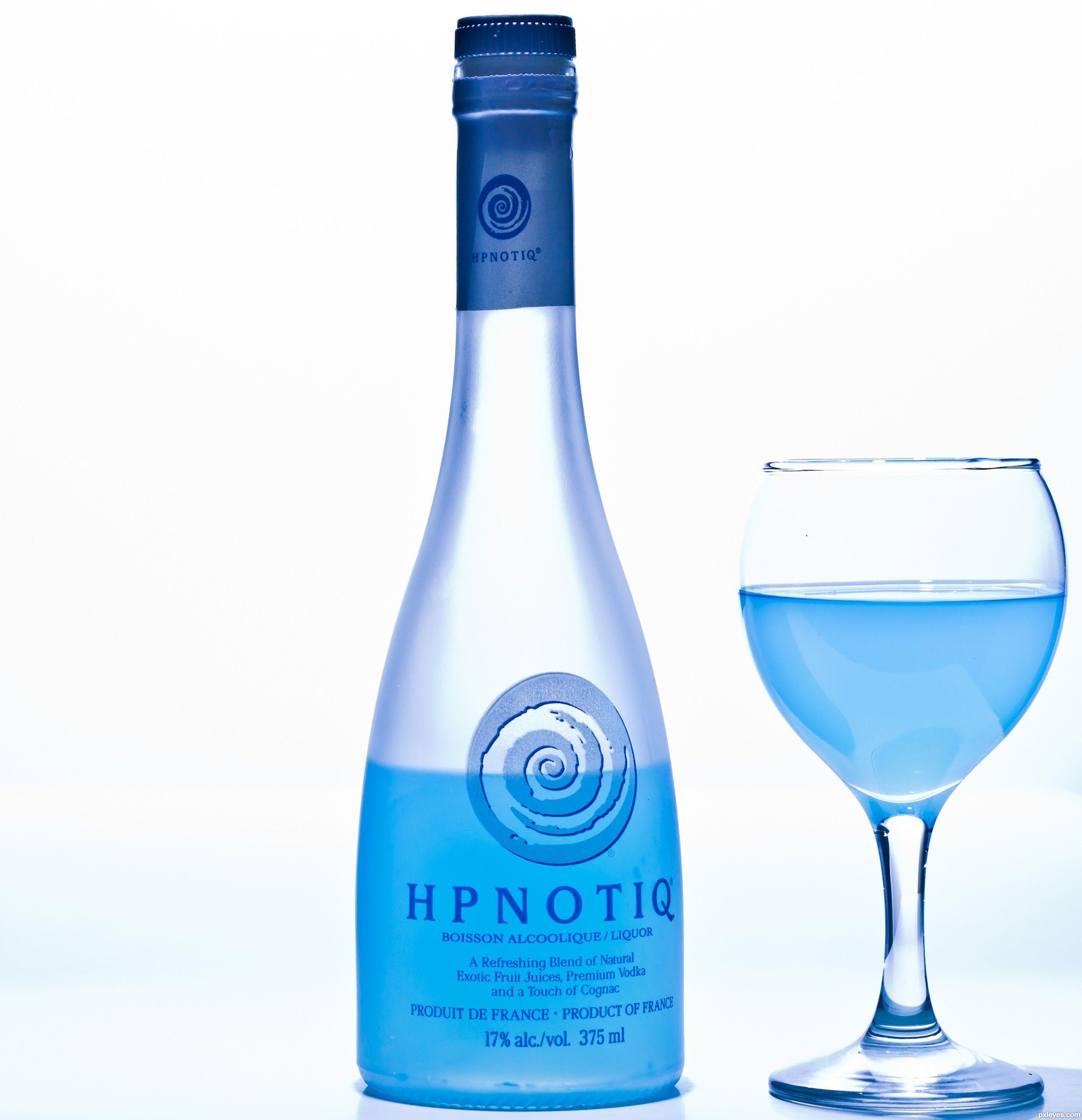 Hpnotiq Logo - A Hpnotiq drink picture, by ushurani for: blue white photography