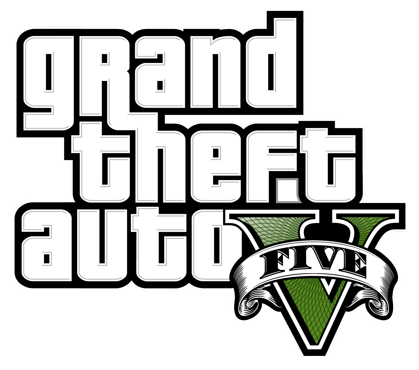 GTA Logo - GTA five logo (without gray color) – Logos Download