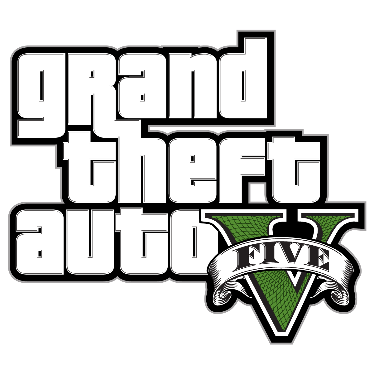 GTA Logo - Grand Theft Auto V Logo Vector | Free Vector Silhouette Graphics AI ...