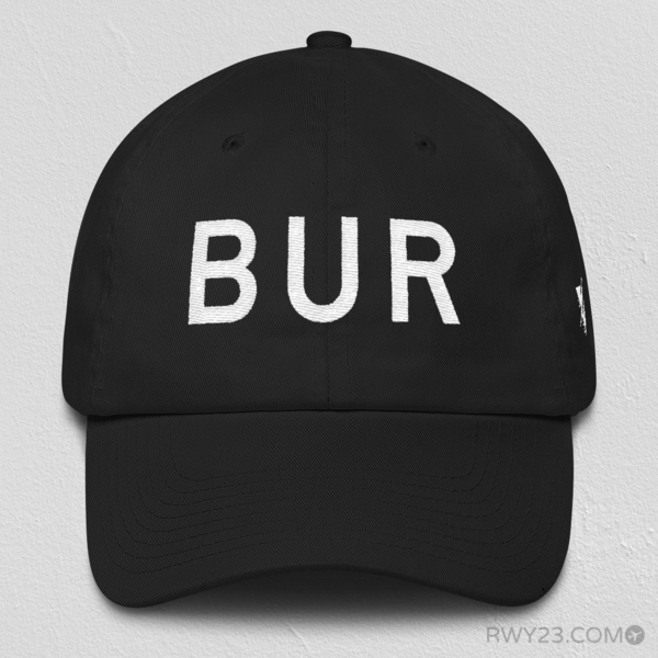 Bur Logo - BUR Burbank Airport Code Dad Hat