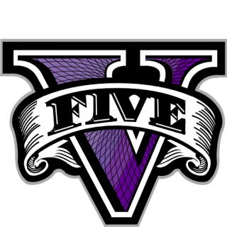 GTA Logo - GTA V logo Purple Emblems for GTA 5 / Grand Theft Auto V