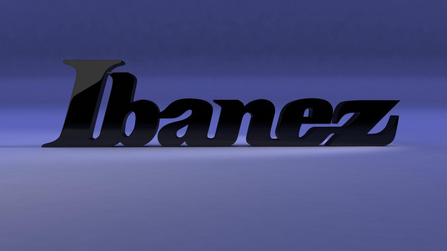 Ibanez Logo - Ibanez logo 3D Model in Guitar 3DExport