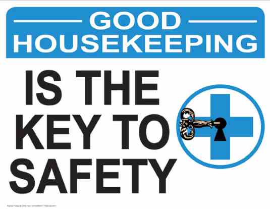 Housekeeping Logo - 21863 – Good Housekeeping Is The Key To Safety Key Logo