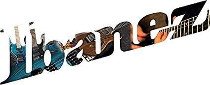 Ibanez Logo - Amazon.com: HZ Graphics Ibanez Logo Guitar Design Vinyl Decal Wall ...