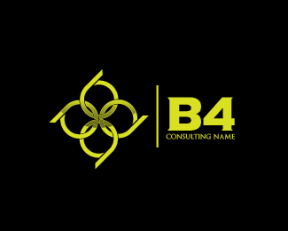 B4 Logo - logo B4 Consulting Designed
