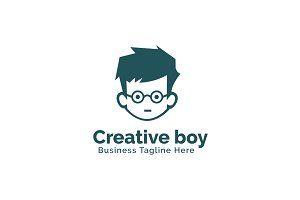 Boy Logo - Creative Boy Logo Template