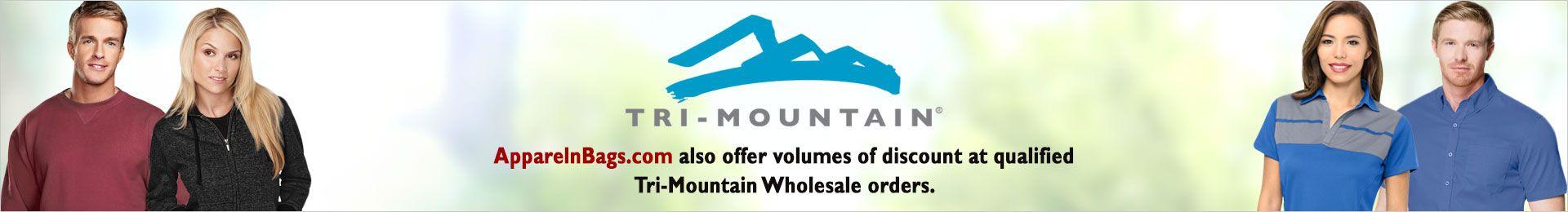 Tri-Mountain Logo - Wholesale Tri-Mountain Apparel - ApparelnBags.com