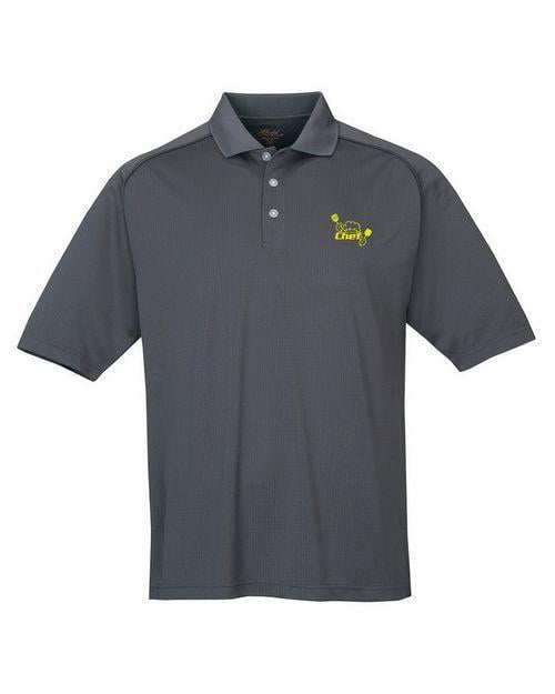 Tri-Mountain Logo - Tri Mountain Gold 404 Woodside Men's Knit Polo Shirt