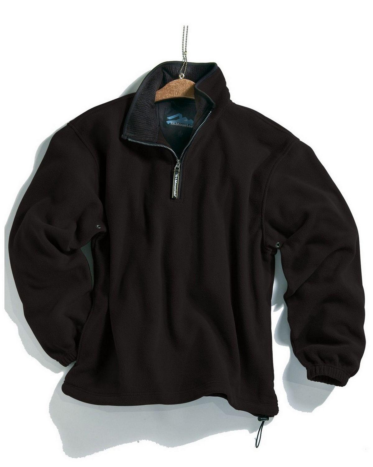 Tri-Mountain Logo - Tri Mountain 7100 Escape Micro Fleece 1 4 Zip Pullover