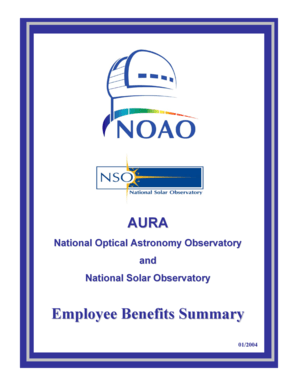 NOAO Logo - Fillable Online noao Benefits Booklet - National Optical Astronomy ...