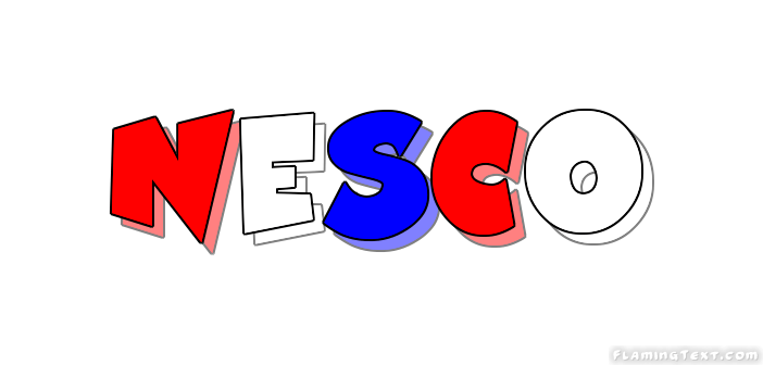 Nesco Logo - United States of America Logo. Free Logo Design Tool from Flaming Text