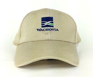 Wachovia Logo - Wachovia Bank Embroidered Logo Baseball Cap Hat Adjustable Adult ...