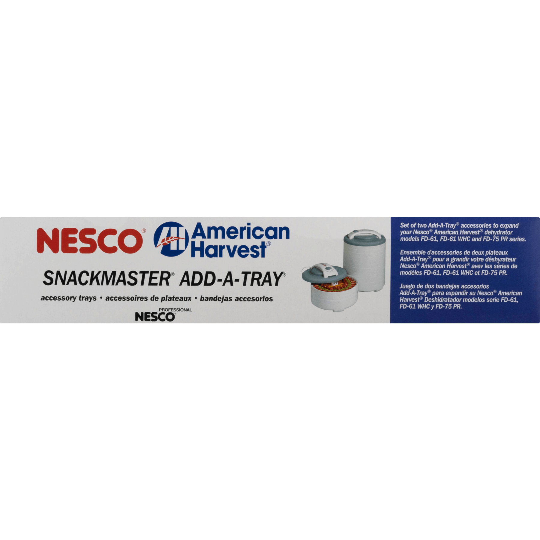 Nesco Logo - Nesco American Harvest Snack Master Add A Tray, 2.0 CT - Walmart.com