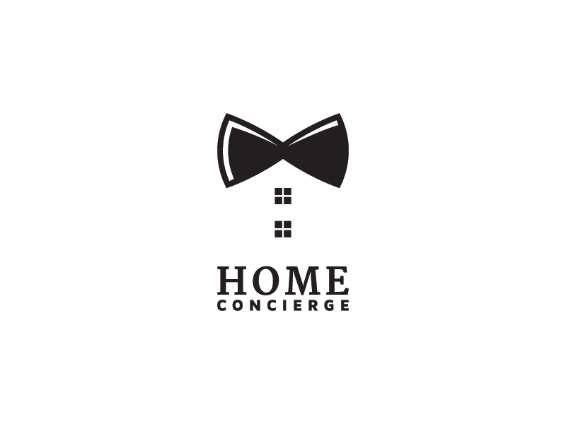 Concierge Logo - Home Concierge. DESIGN // Logos. Decor logo, Negative space logos