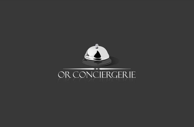 Concierge Logo - Logo Design Sample. Service bell logo. Service bell logo design