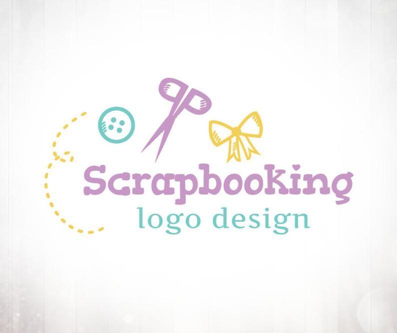 Scrapbooking Logo - Premade Logo Design • Scrapbooking Arts & Crafts