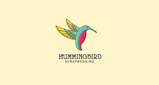 Scrapbooking Logo - Hummingbird Scrapbooking | Logo Design | The Design Inspiration ...