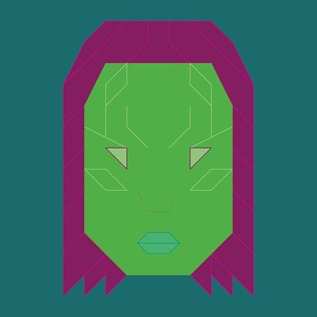 Gamora Logo - Hereos&Villains Pixel Icon Series #marvel #marvelcomics