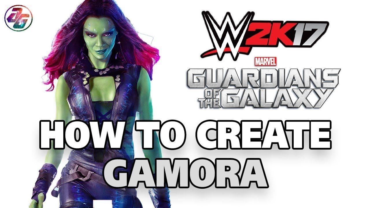 Gamora Logo - WWE 2K17 | How to create Gamora, from Guardian of the galaxy (Without  Custom Logo/Mod)✔