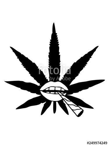 Joint Logo - clipart frau weiblich girl mund lippen logo hanf weed cannabis ...