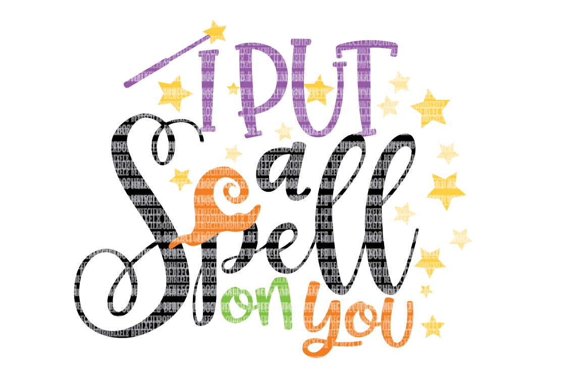 Scrapbooking Logo - I Put A Spell On You SVG Files Scrapbooking Cricut Design Space Silhouette  Studio SVG for Cricut Scrapbooking Printable Clipart