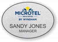 Microtel Logo - Name Badges: Microtel: Microtel Name Badges: Microtel Logo D | NiceBadge