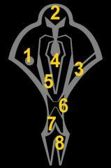 Cardassian Logo - Ex Astris Scientia - The Evolution of the Cardassian Emblem